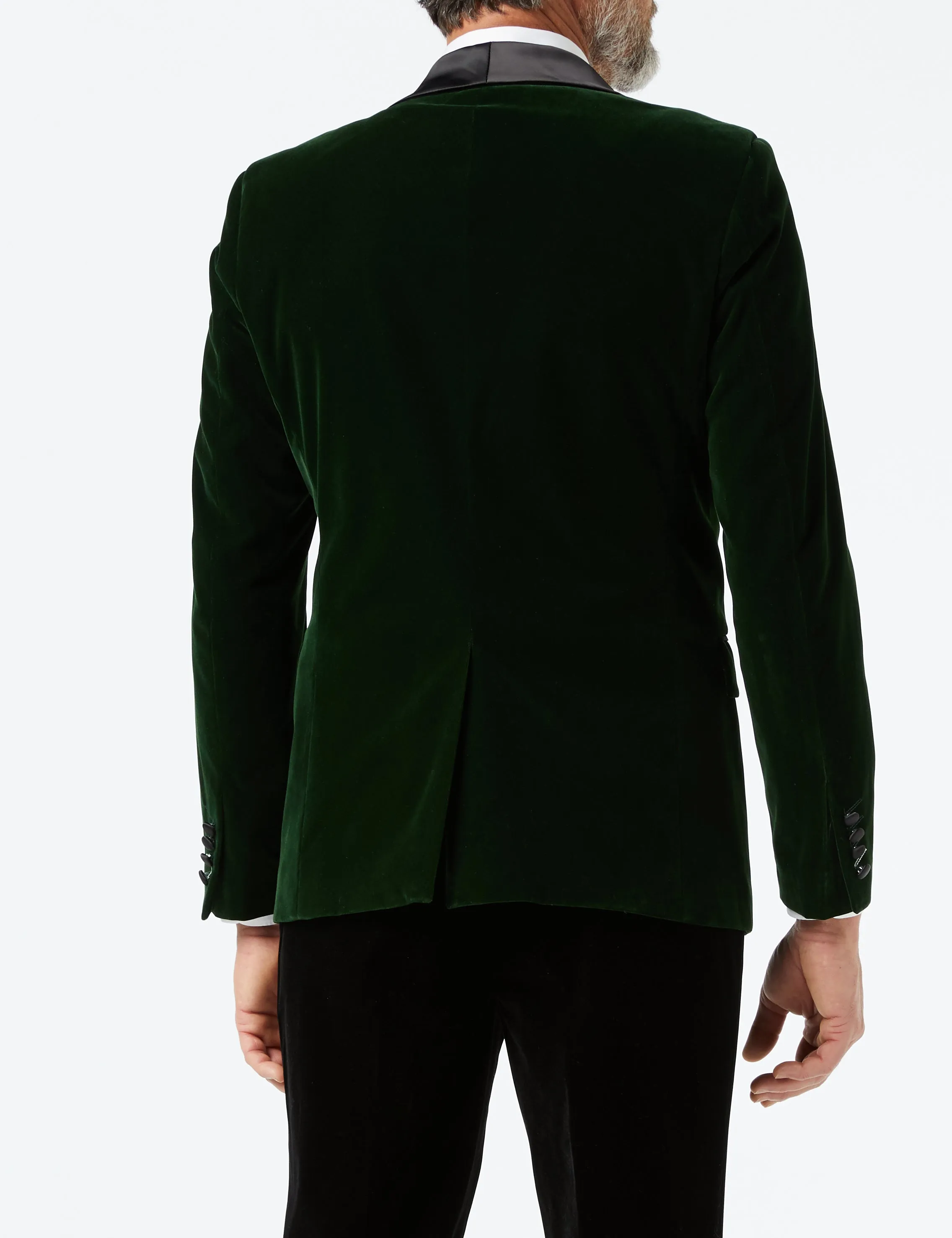 TUXEDO MAK - Green Soft Velvet Jacket