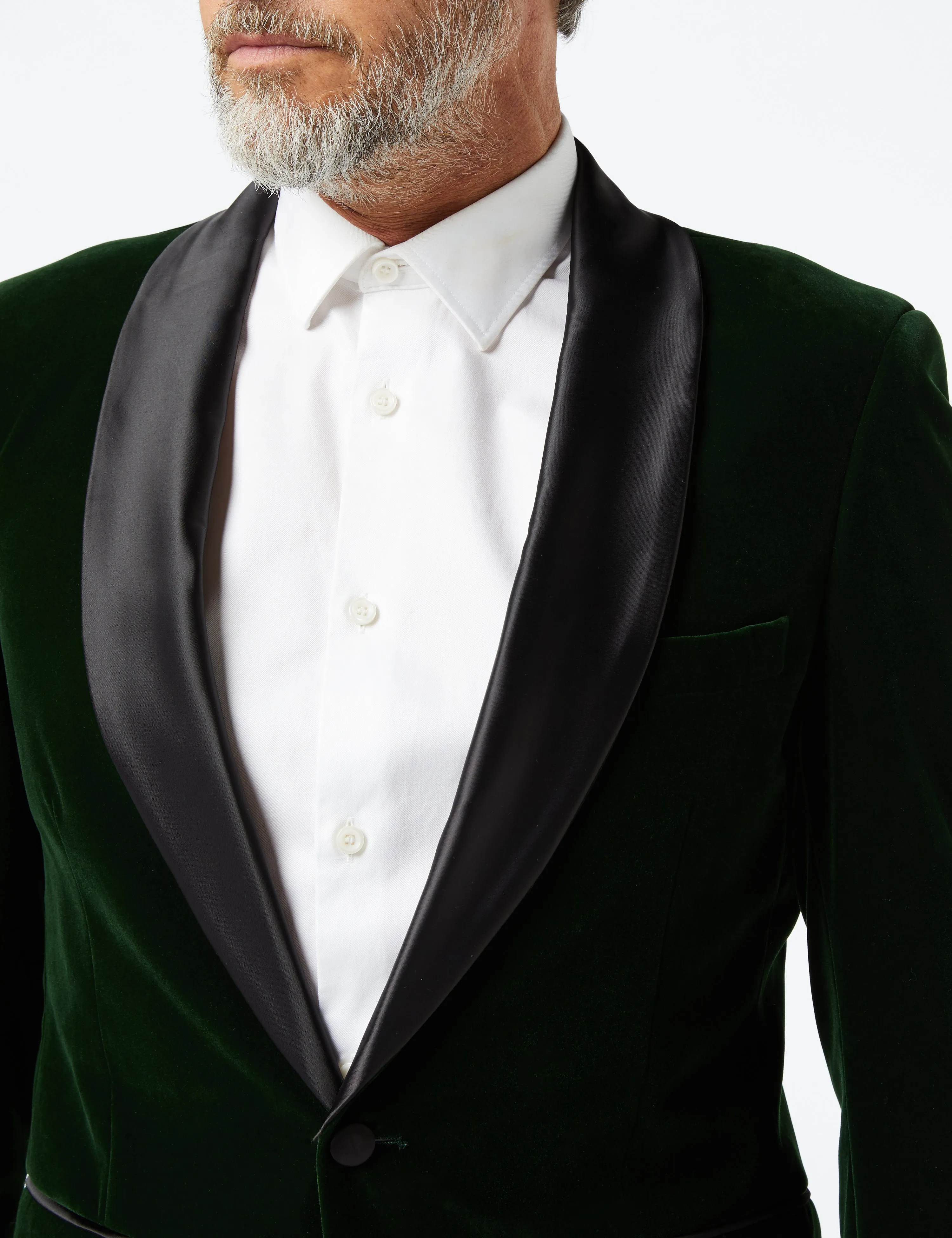 TUXEDO MAK - Green Soft Velvet Jacket