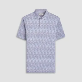 Vincent Double-Sided Abstract & Check OoohCotton Polo Shirt