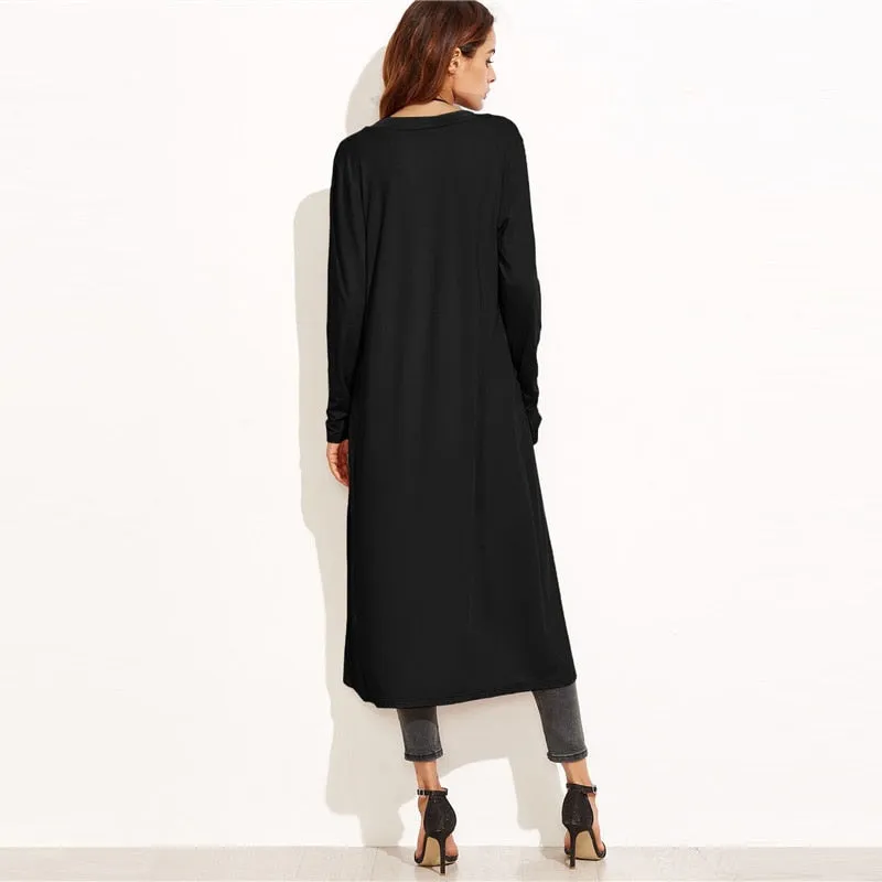 Women's Autumn Casual Collarless Cardigan
