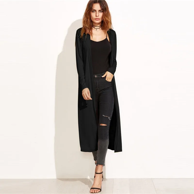 Women's Autumn Casual Collarless Cardigan