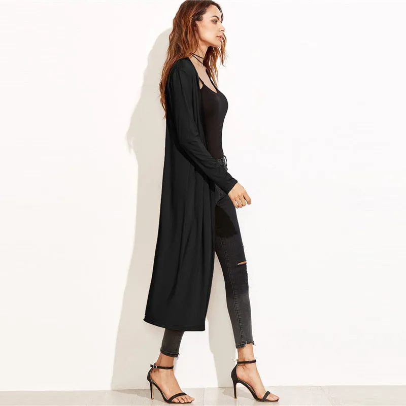 Women's Autumn Casual Collarless Cardigan
