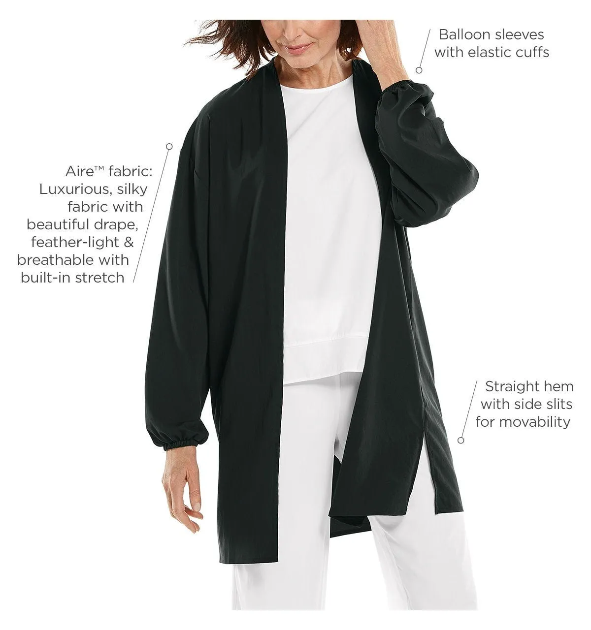 Women's Majorca Wrap  |  Black
