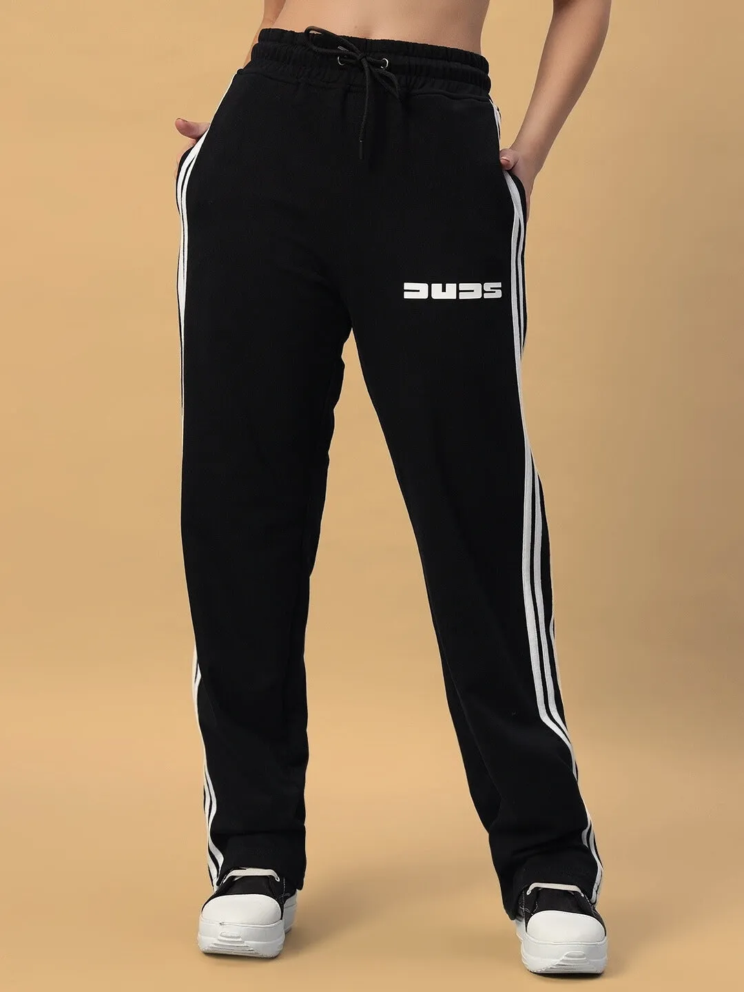 Women's Parka Oversized CO-Ord Set (Black)
